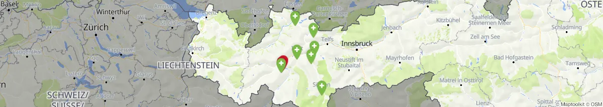 Kartenansicht für Apotheken-Notdienste in der Nähe von Zams (Gemeinde, Tirol) (25)